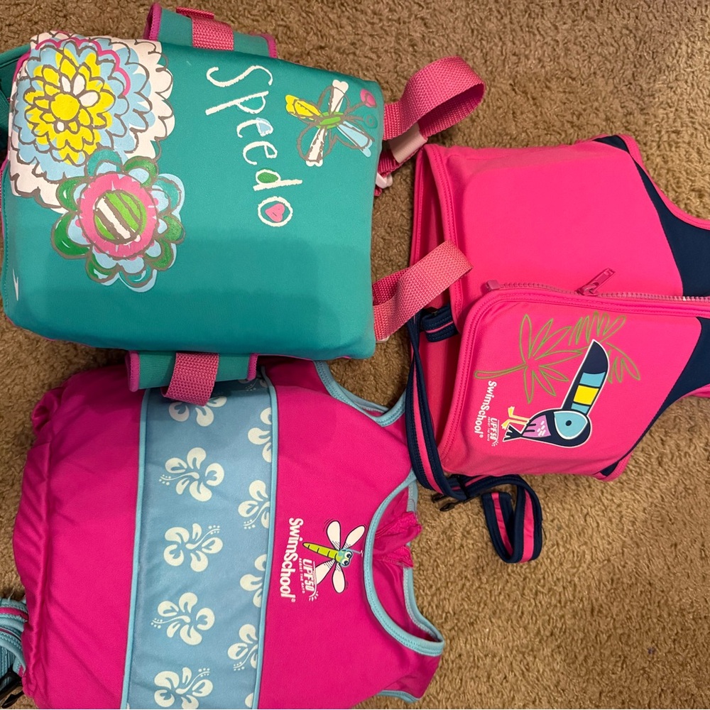 Toddler Swimming vests lot of 3